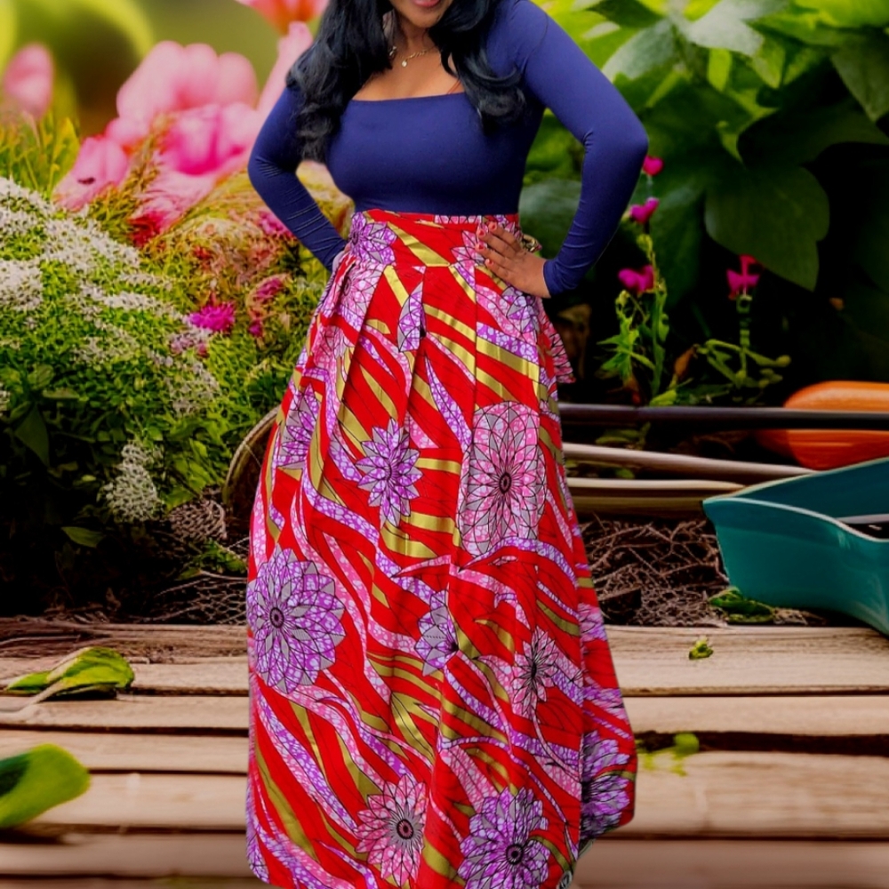 GLAM - Maxi Wrap Skirt